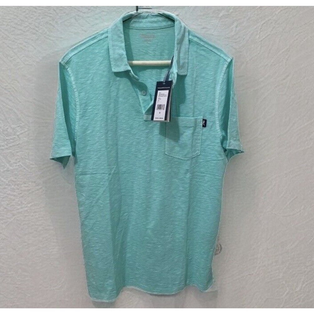 NWT VINEYARD VINES Mens ISLAND Dyed COTTON Pocket Polo CAICOS MED - Picture 6 of 16